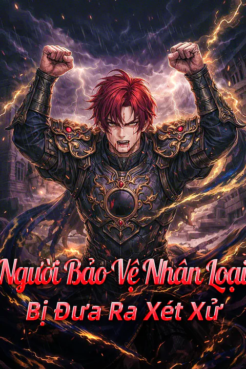 Poster Người Bảo Vệ Nhân Loại Bị Đưa Ra Xét Xử
