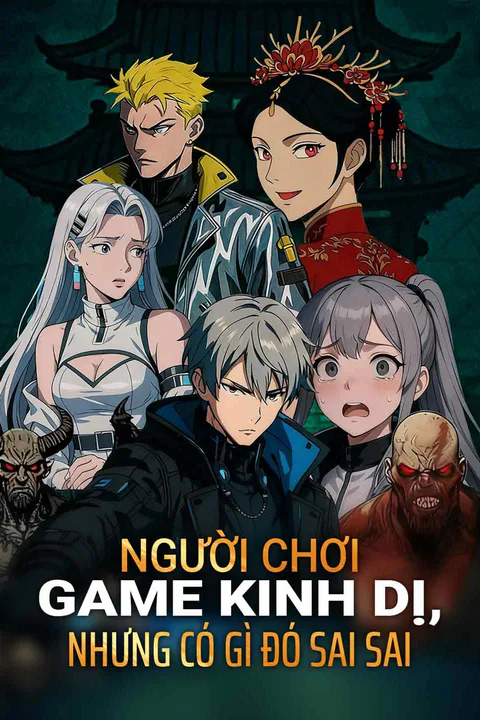 Poster Người Chơi Game Kinh Dị, Nhưng Có Gì Đó Sai Sai