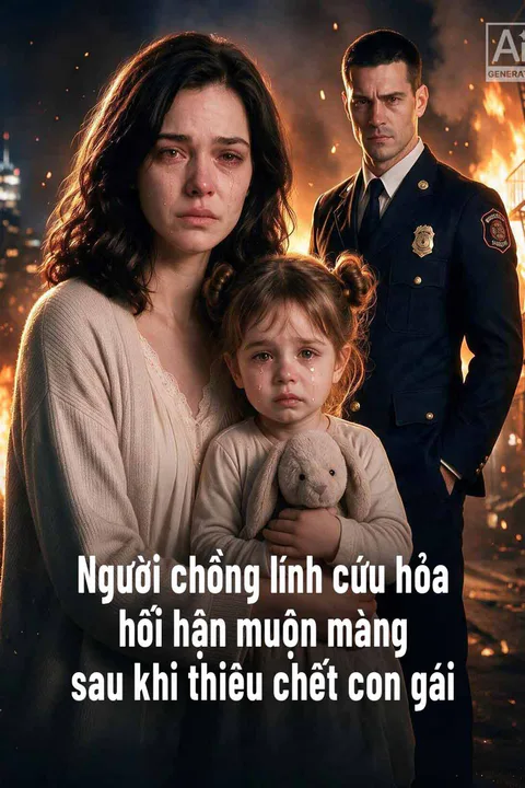 Poster Người chồng lính cứu hỏa hối hận muộn màng sau khi thiêu chết con gái