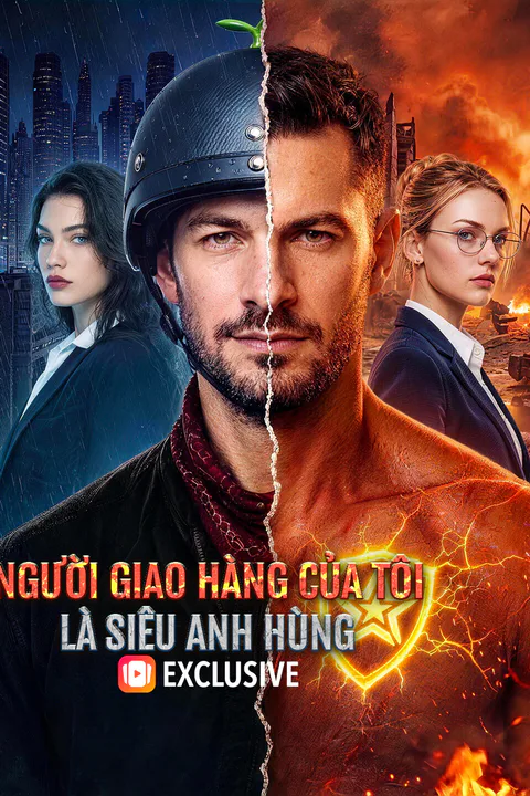 Poster Người Giao Hàng Của Tôi Là Siêu Anh Hùng