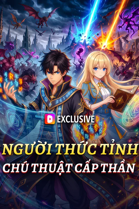 Poster Người Thức Tỉnh Chú Thuật Cấp Thần