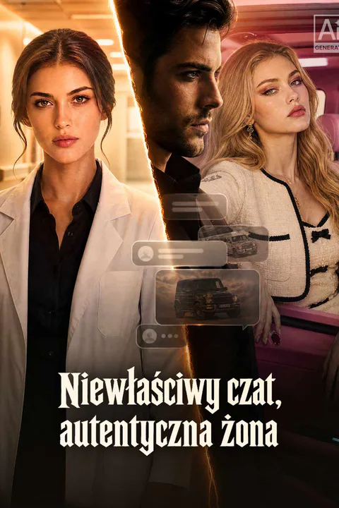 Niewłaściwy czat, autentyczna żona – plakat