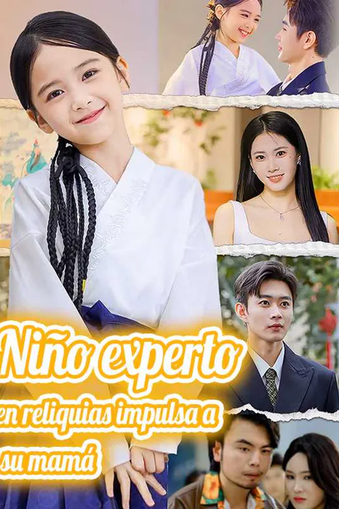 Póster de Niño experto en reliquias impulsa a su mamá