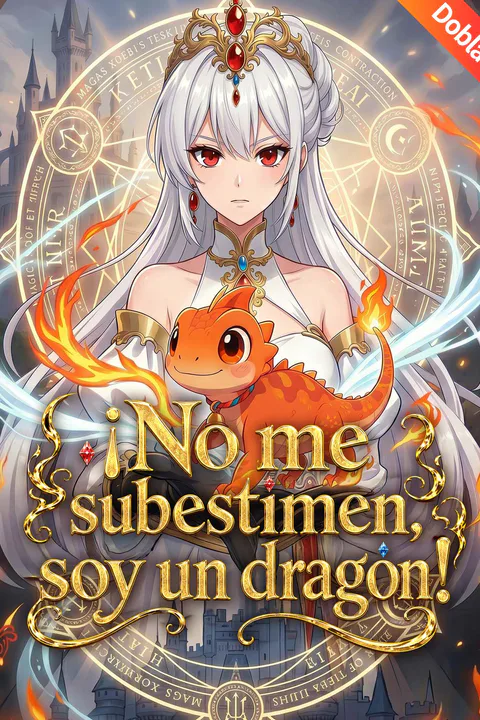 Póster de (Doblado) ¡No me subestimen, soy un dragón!