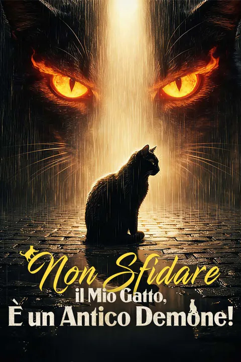 Locandina di Non Sfidare il Mio Gatto, È un Antico Demone!