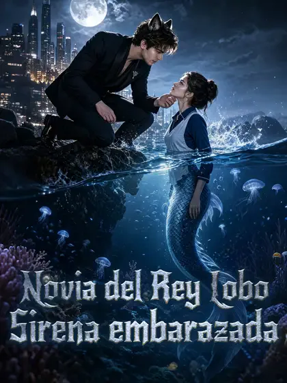 Póster de Novia del Rey Lobo Sirena embarazada