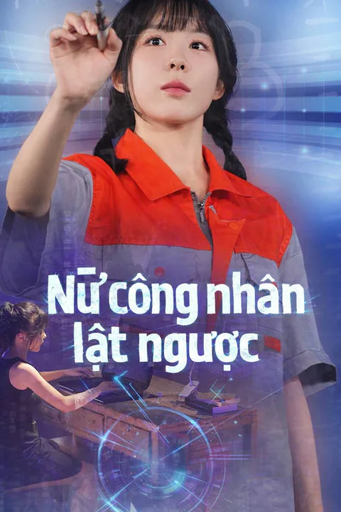 Poster Nữ công nhân lật ngược