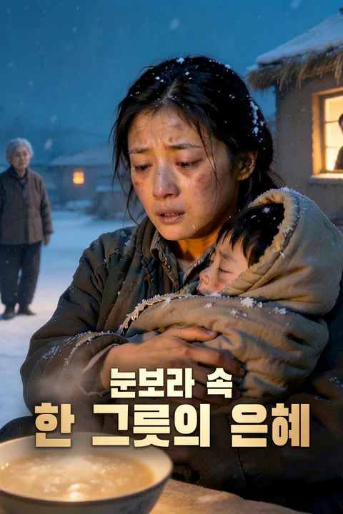 눈보라 속 한 그릇의 은혜 포스터