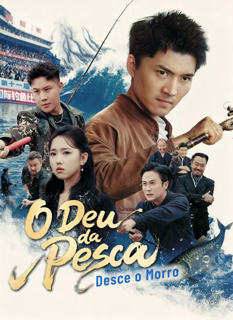 Pôster de O Deu da Pesca Desce o Morro