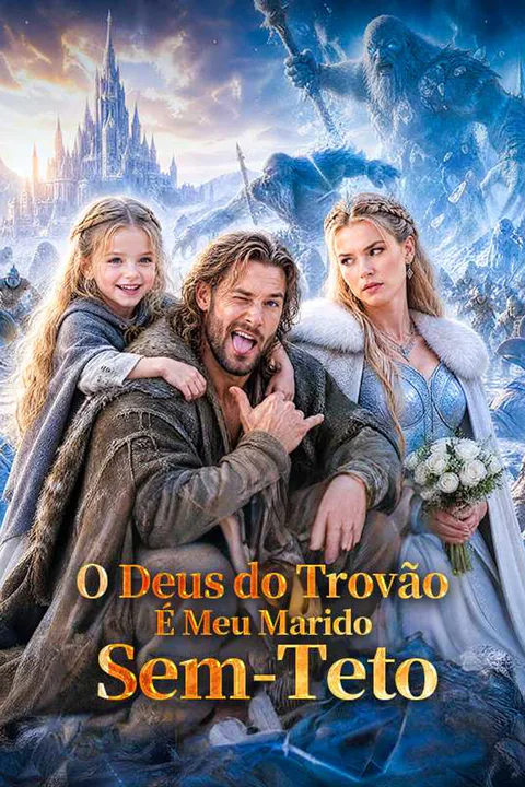 Pôster de O Deus do Trovão É Meu Marido Sem-Teto