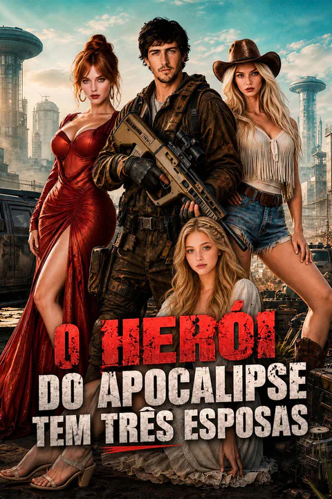 Pôster de O Herói Do Apocalipse Tem Três Esposas