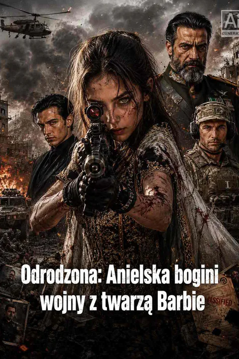 Odrodzona: Anielska bogini wojny z twarzą Barbie – plakat