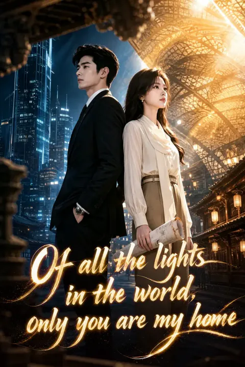Of all the lights in the world, only you are my home poster