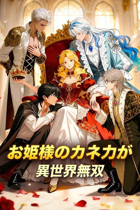 お姫様のカネ力が異世界無双のポスター