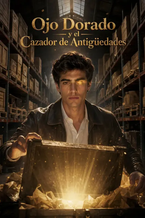 Póster de Ojo Dorado y el Cazador de Antigiiedades