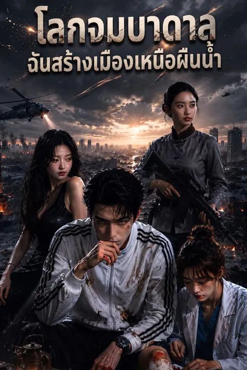 โปสเตอร์ โลกจมบาดาล ฉันสร้างเมืองเหนือผืนน้ำ