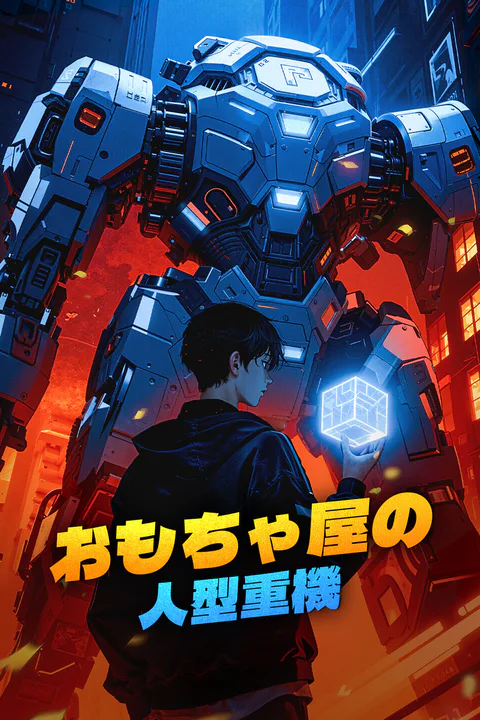 おもちゃ屋の人型重機のポスター
