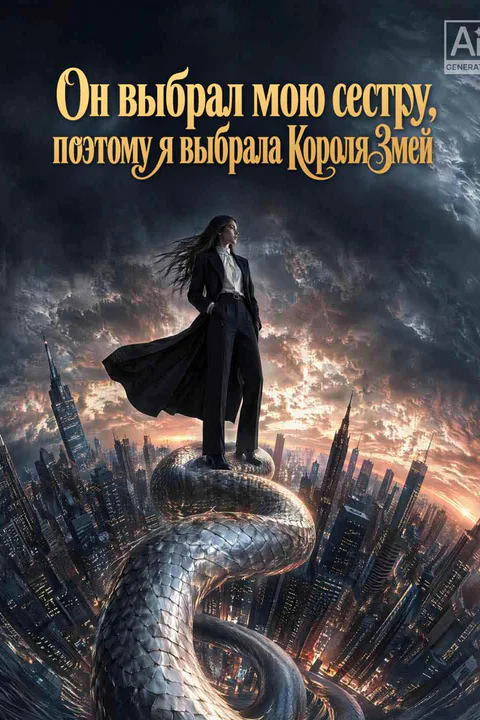 Постер «Он выбрал мою сестру, поэтому я выбрала Короля Змей (Дубляж)»