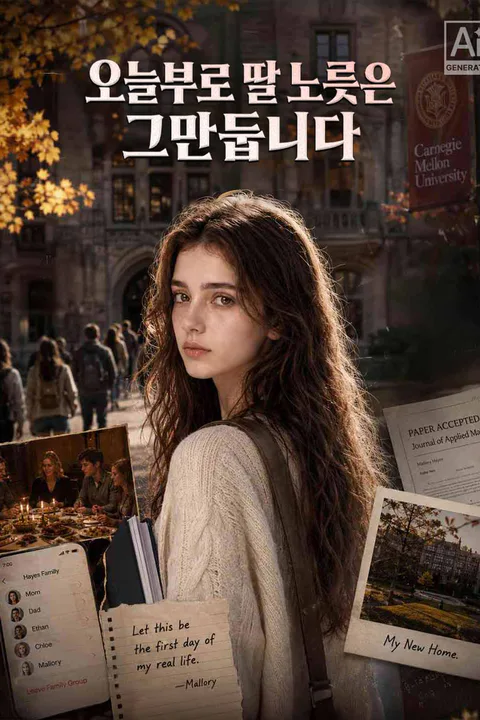 오늘부로 딸 노릇은 그만둡니다 포스터