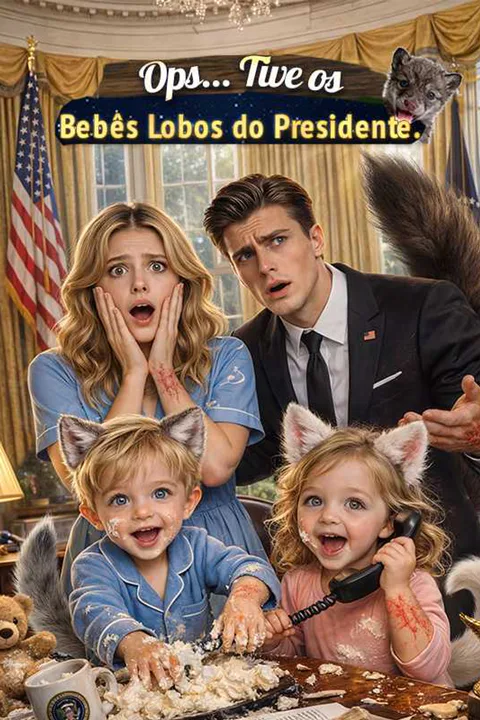 Pôster de (Dublado) Ops... Tive os Bebês Lobos do Presidente.