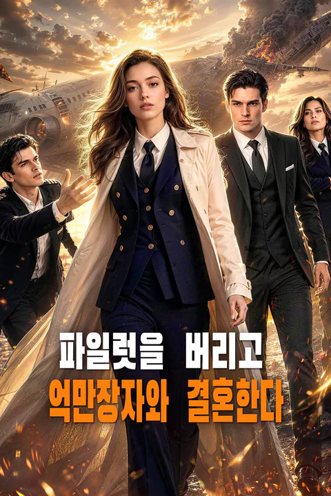 파일럿을 버리고 억만장자와 결혼한다 포스터