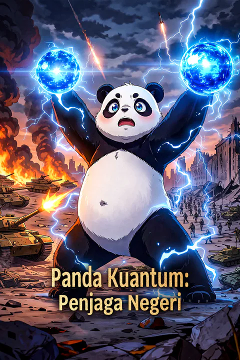 Poster Panda Kuantum: Penjaga Negeri