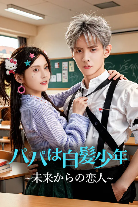 パパは白髪少年~未来からの恋人~のポスター