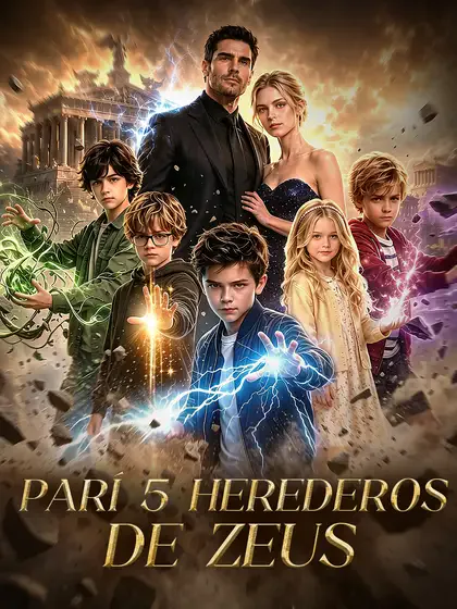 Póster de Parí 5 herederos de Zeus