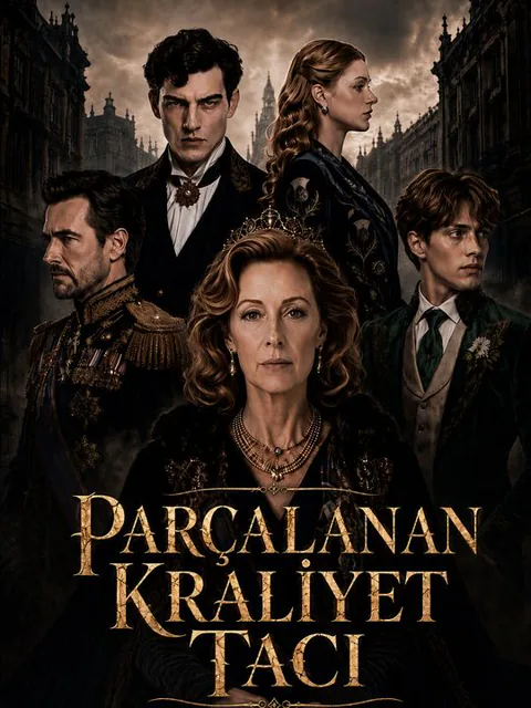 Parçalanan kraliyet tacı afişi