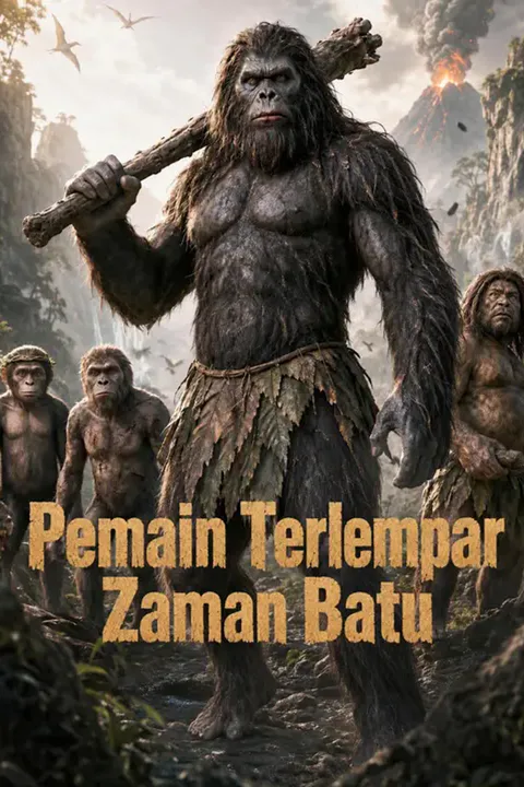 Poster Pemain Terlempar Zaman Batu
