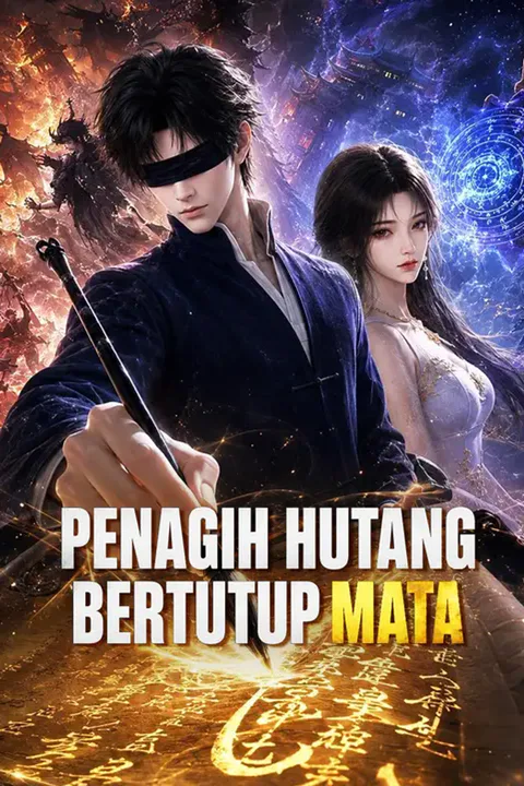 Poster Penagih Hutang Bertutup Mata