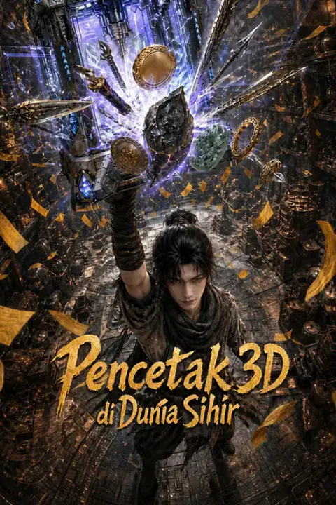 Poster Pencetak 3D di Dunia Sihir