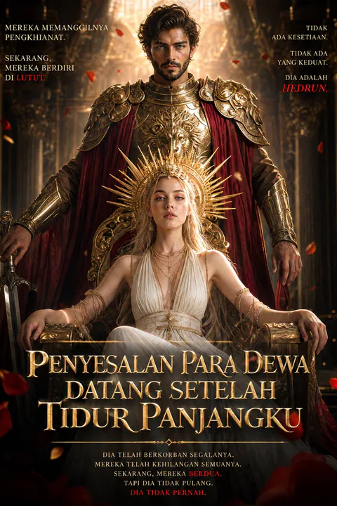 Poster Penyesalan Para Dewa Datang Setelah Tidur Panjangku