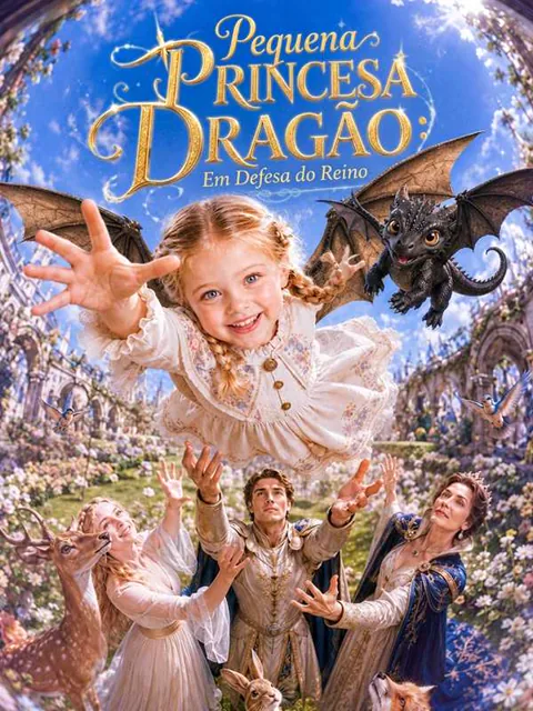 Pôster de Pequena Princesa Dragão: Em Defesa do Reino