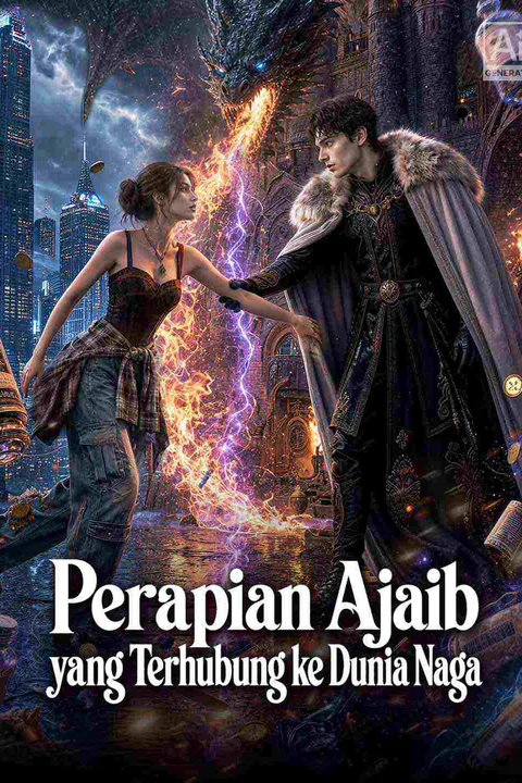 Poster Perapian Ajaib yang Terhubung ke Dunia Naga
