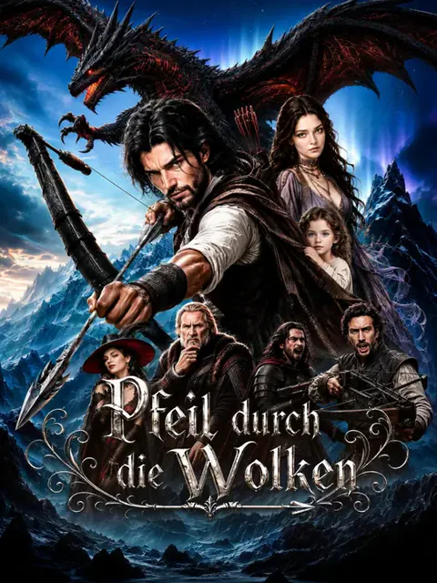 Poster von Pfeil durch die Wolken