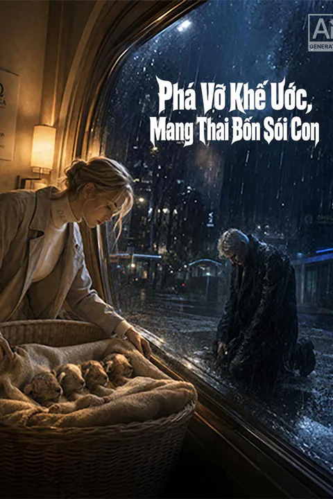 Poster Phá Vỡ Khế Ước, Mang Thai Bốn Sói Con
