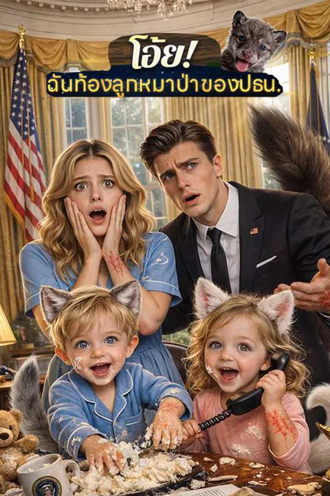 โปสเตอร์ โอ้ย! ฉันท้องลูกหมาป่าของปธน.