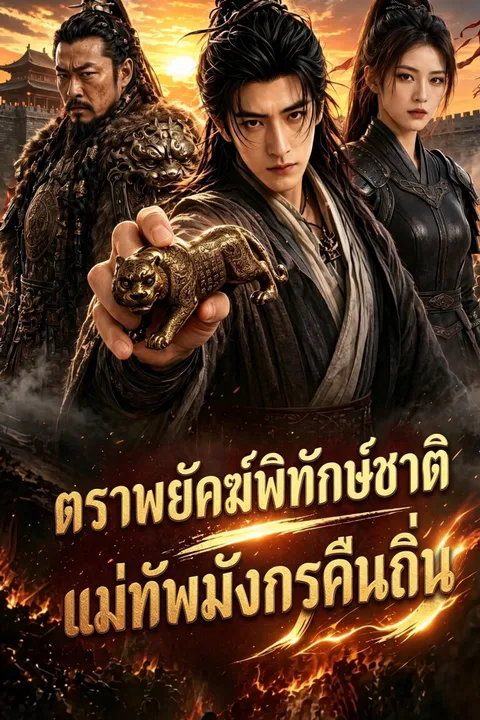 โปสเตอร์ ตราพยัคฆ์พิทักษ์ชาติ แม่ทัพมังกรคืนถิ่น