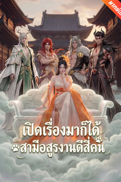 โปสเตอร์ เปิดเรื่องมาก็ได้สามีอสูรงานดีสี่คน