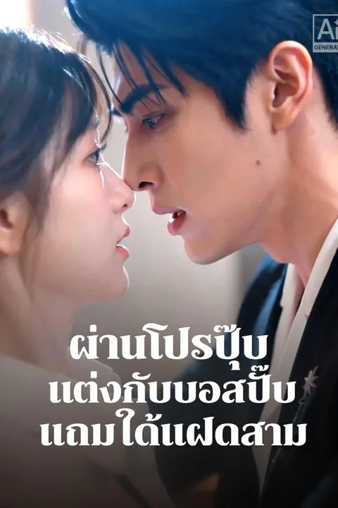 โปสเตอร์ ผ่านโปรปุ๊บ แต่งกับบอสปั๊บ แถมได้แฝดสาม