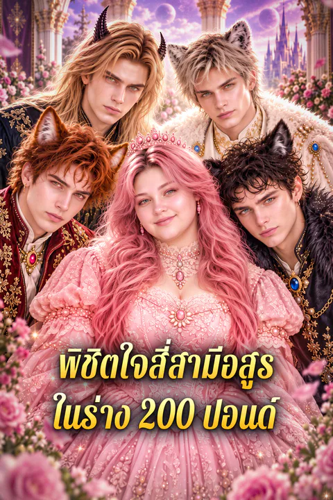 โปสเตอร์ พิชิตใจสี่สามีอสูร ในร่าง 200 ปอนด์