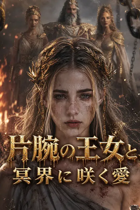 片腕の王女と、冥界に咲く愛のポスター