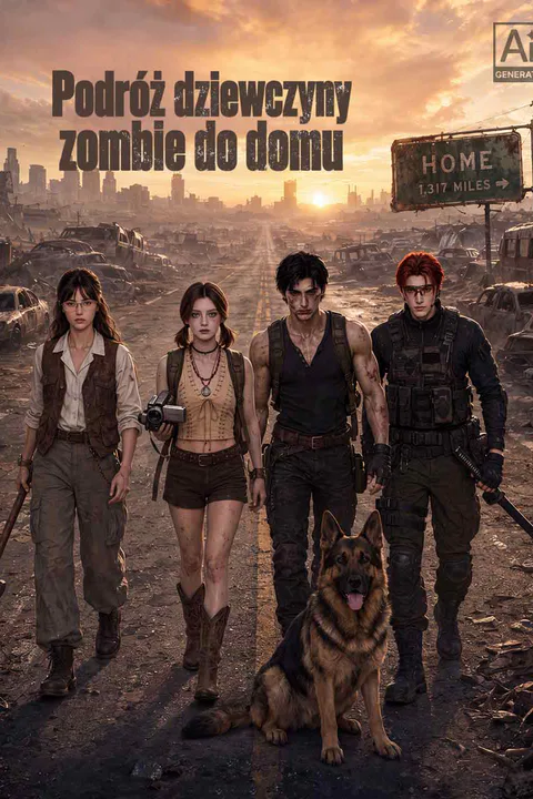 Podróż dziewczyny zombie do domu – plakat