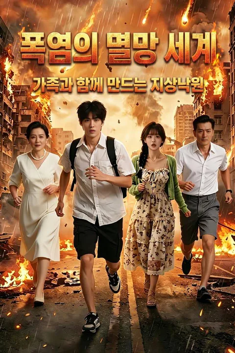 폭염의 멸망 세계, 가족과 함께 만드는 지상낙원 포스터
