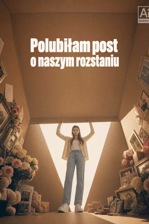 Polubiłam post o naszym rozstaniu – plakat