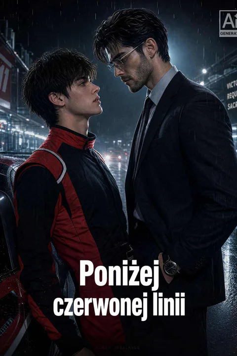 Poniżej czerwonej linii – plakat