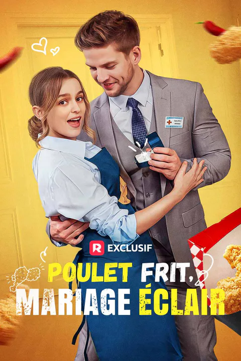 Affiche de Poulet frit, mariage éclair