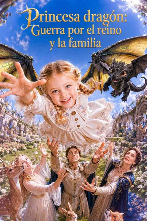 Póster de (Doblado) Princesa dragón: Guerra por el reino y la familia