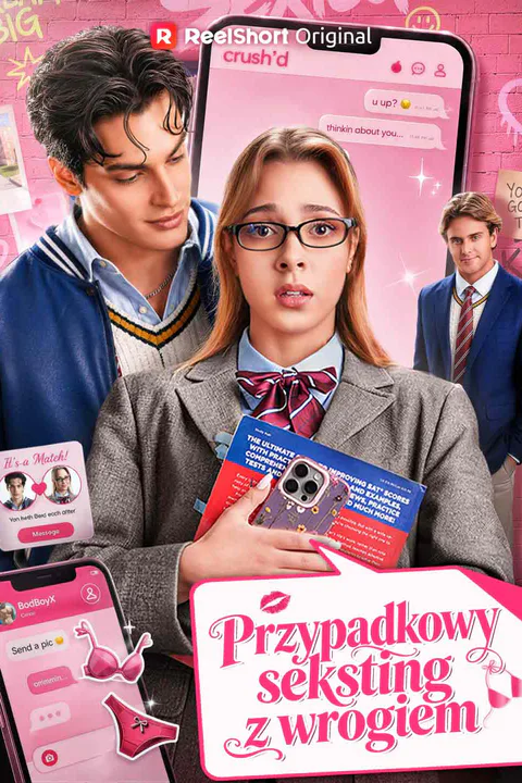 Przypadkowy seksting z wrogiem – plakat